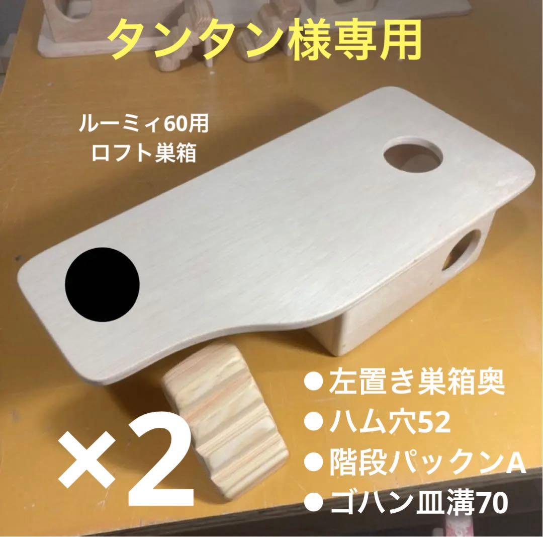 タンタン　ハムスター　ルーミィ60用　ロフト巣箱