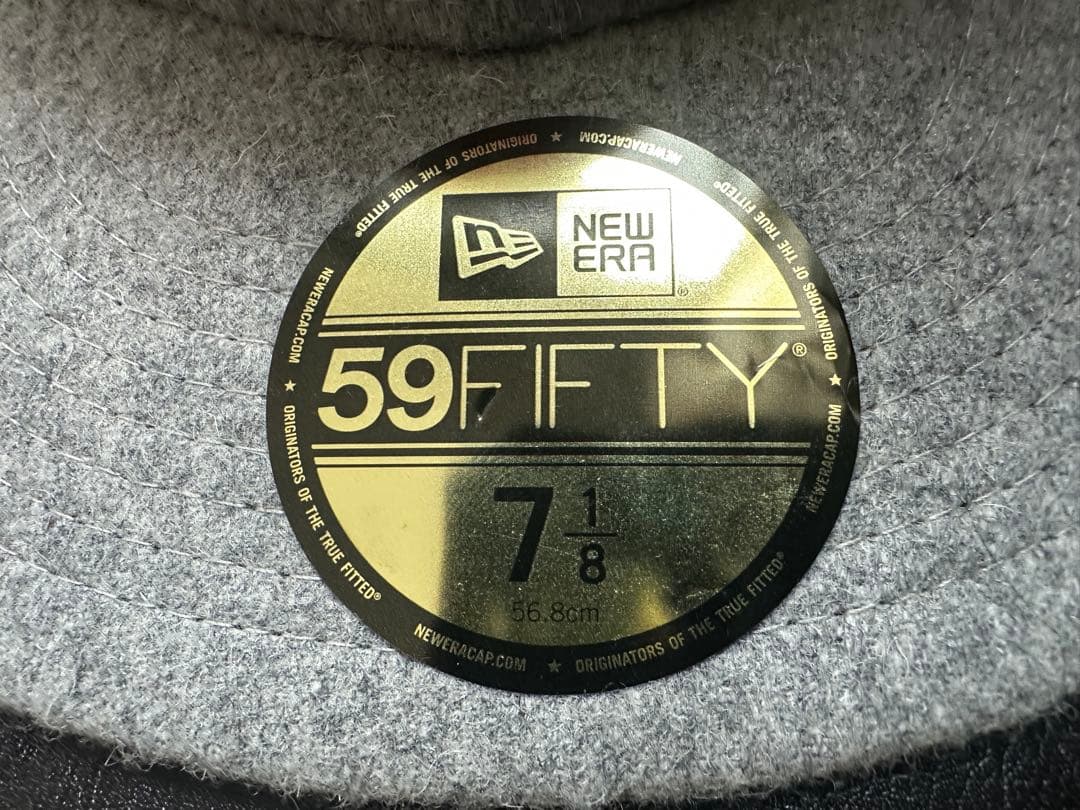 Supreme 59FIFTY グレーキャップ 7 1/8 キッズサイズ