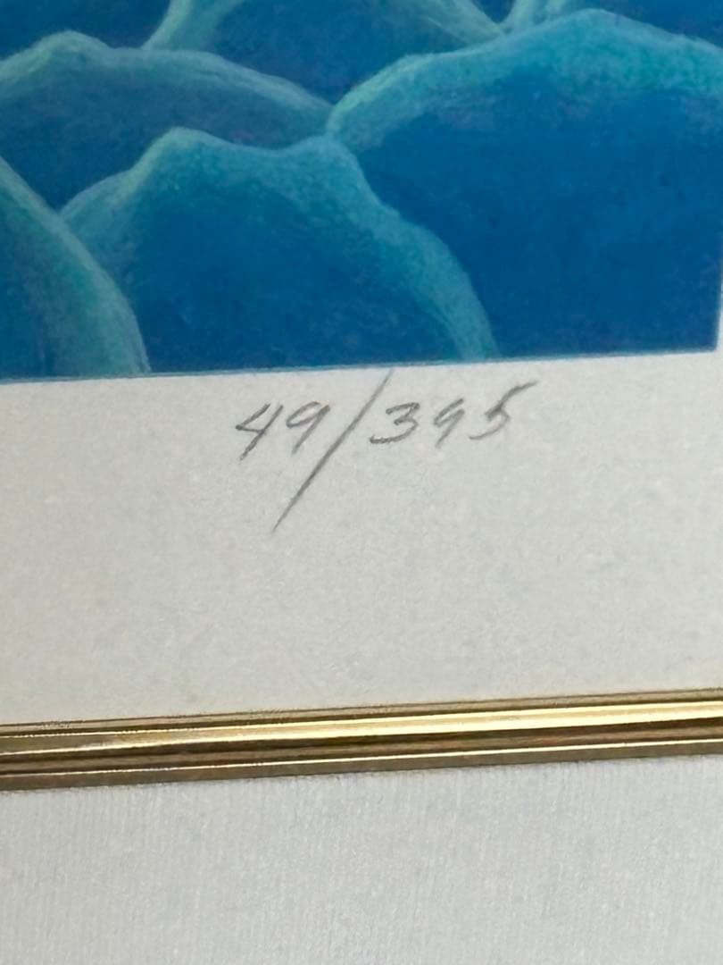 シムシメール『永遠のやすらぎ』シルクスクリーン直筆サイン有特大人気作家！アザラシ