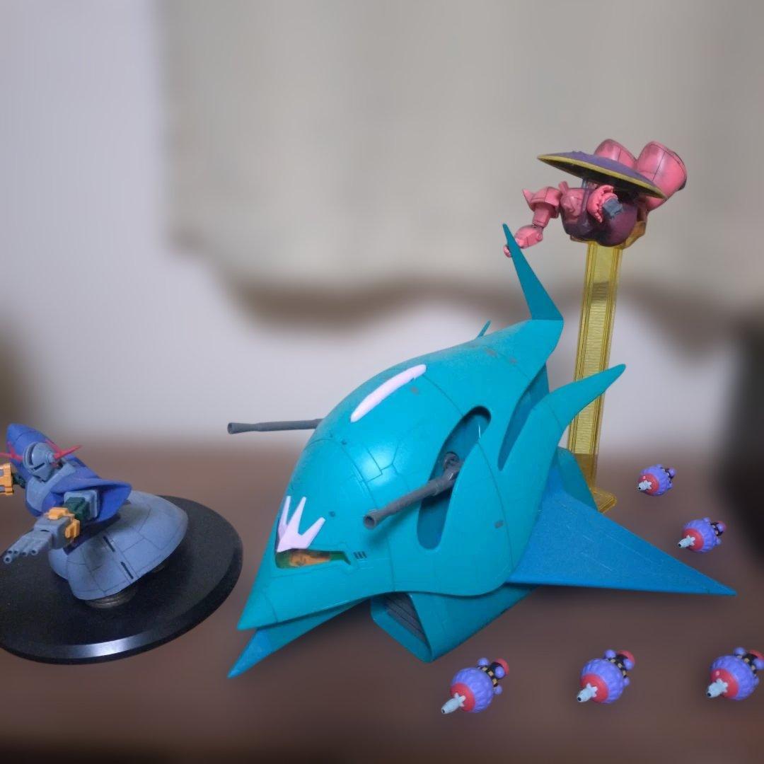 モビルスーツインアクション　エルメス、ジオング、ゲルググ3体セット