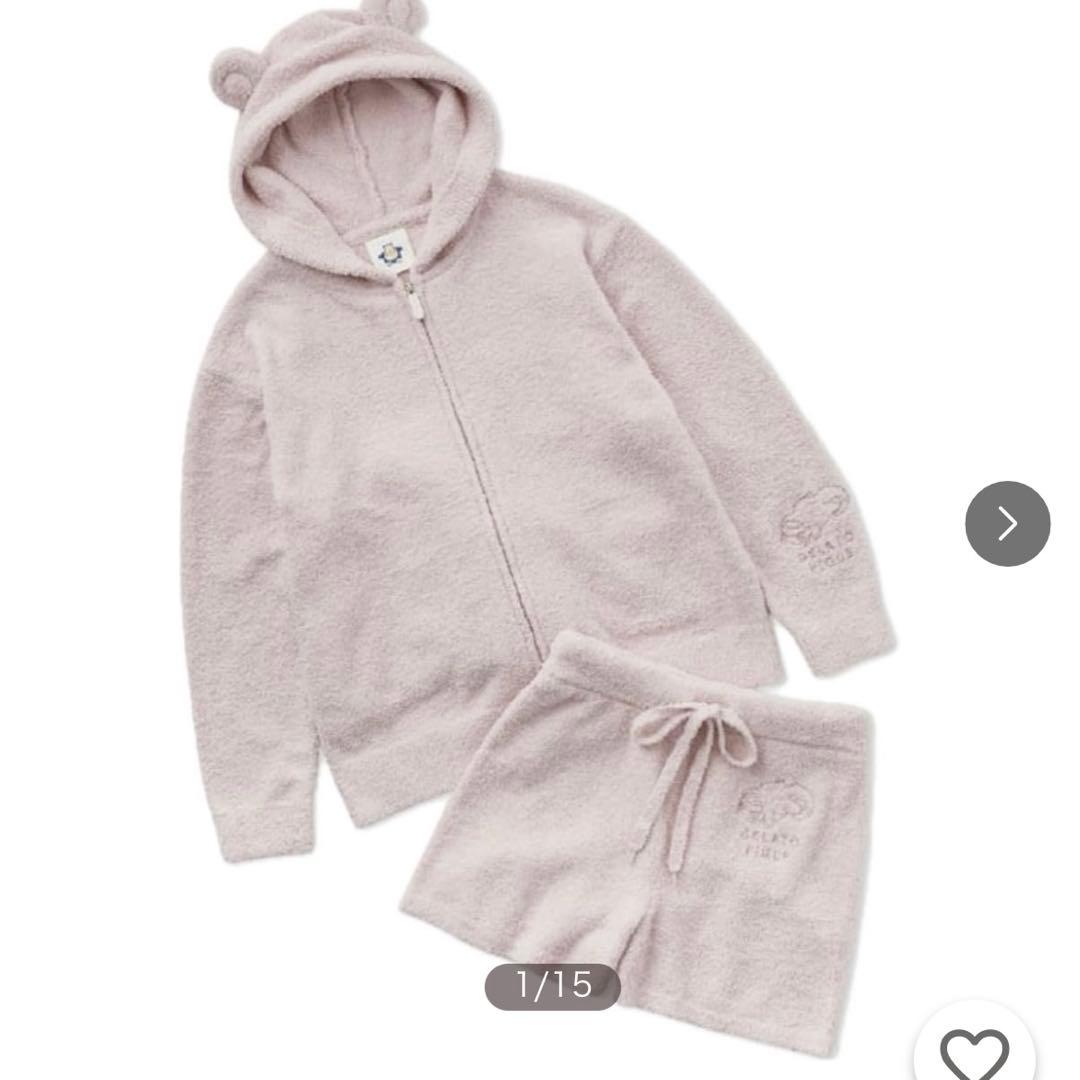 ジェラートピケ　ヤドン　パーカー　ショートパンツセット