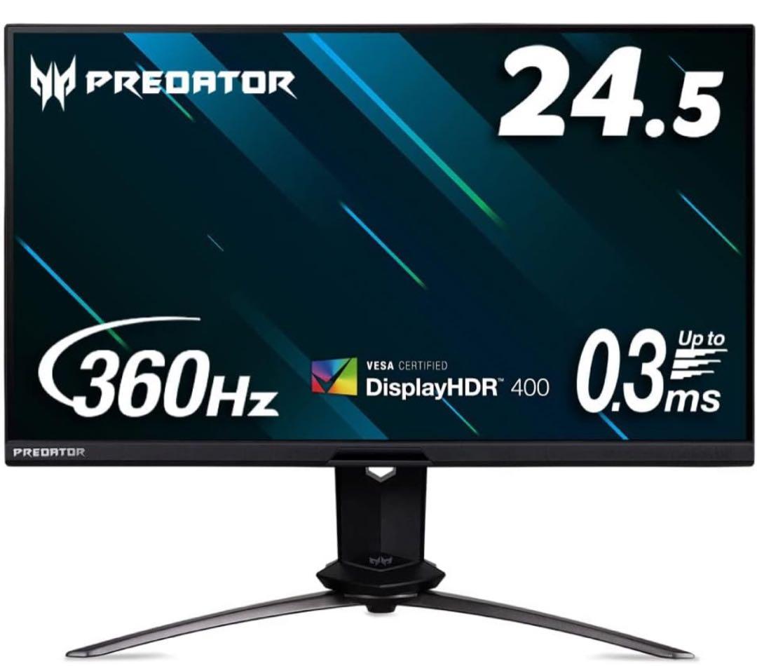 新品 未開封 Acer ゲーミングモニター Predator 24.5 インチ