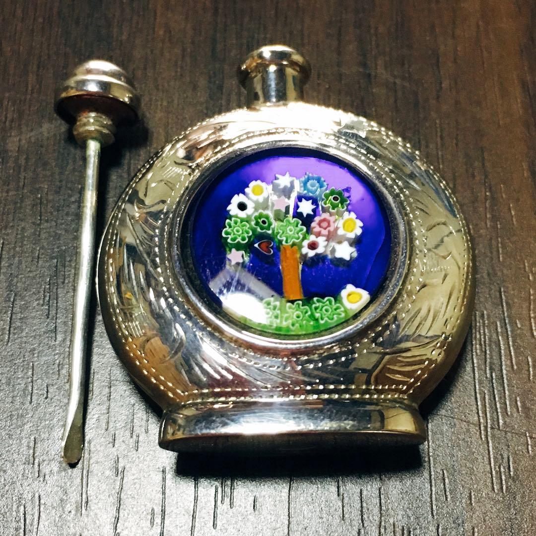 銀細工 銀製品 香水入れ シルバーアクセサリー アンティークアクセサリー