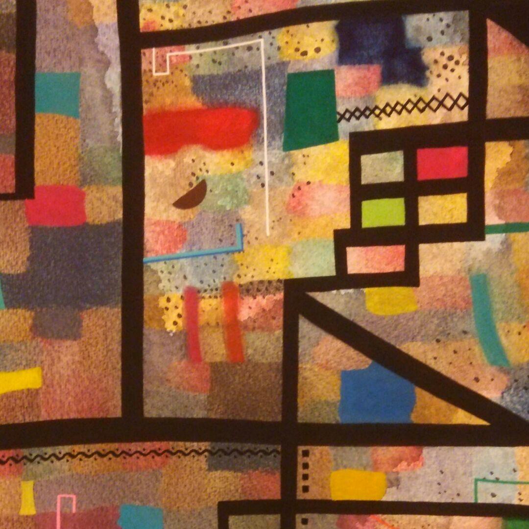 水彩画　ハーモニーNO.6 F8号