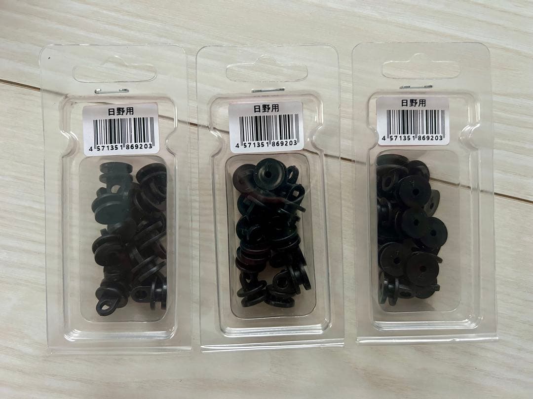 仮眠カーテン グリーン　カーテンフック15個入り×3