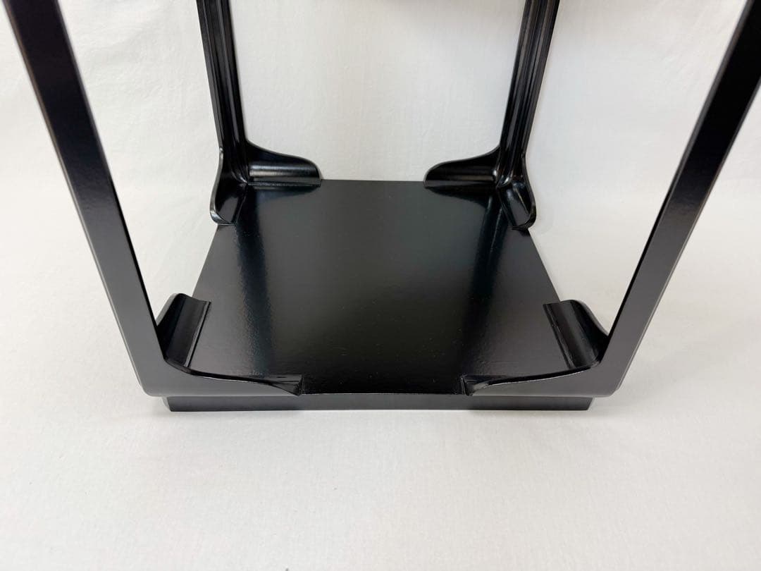 茶道具 平安 伊藤表正造 高麗卓 木製 黒一閑 宗旦好写 共箱