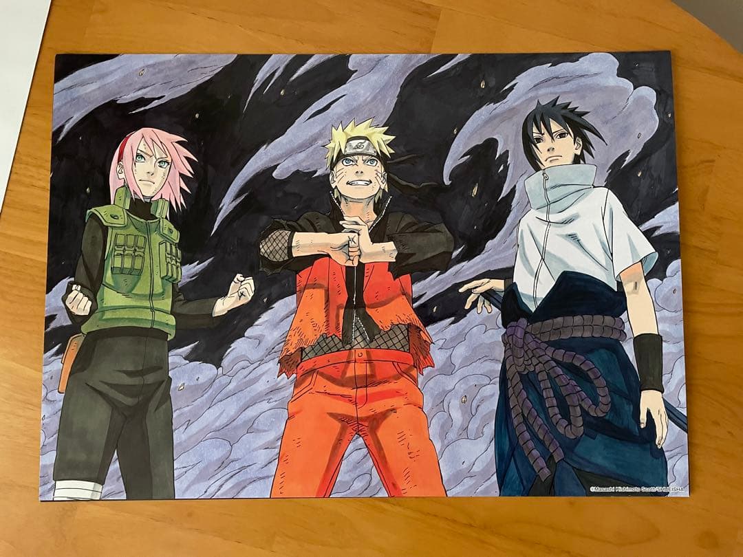 ナルト　イラストポスターコレクション 8枚セット　ジャンプ展　NARUTO