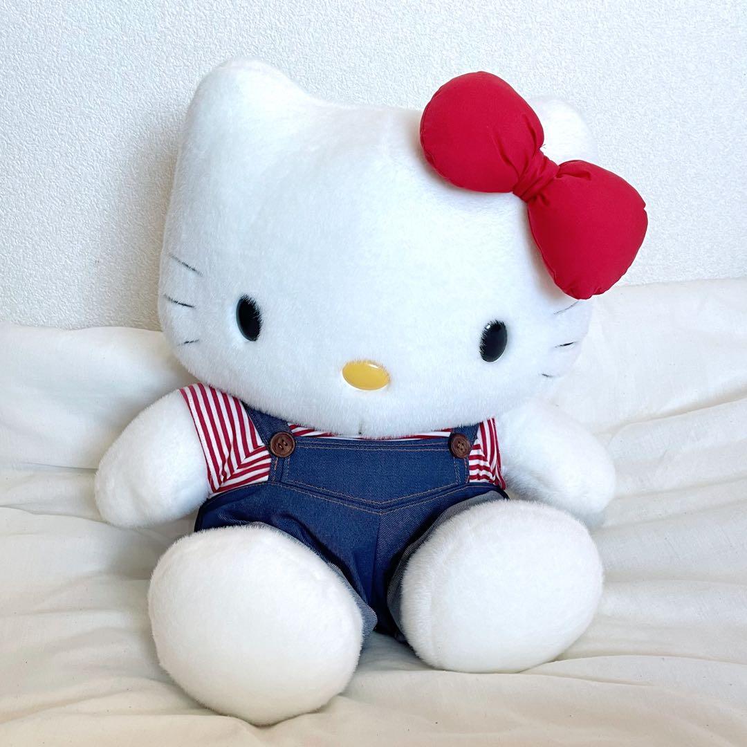 美品 ハローキティ ぬいぐるみ LLサイズ 2002年製 平成レトロ サンリオ