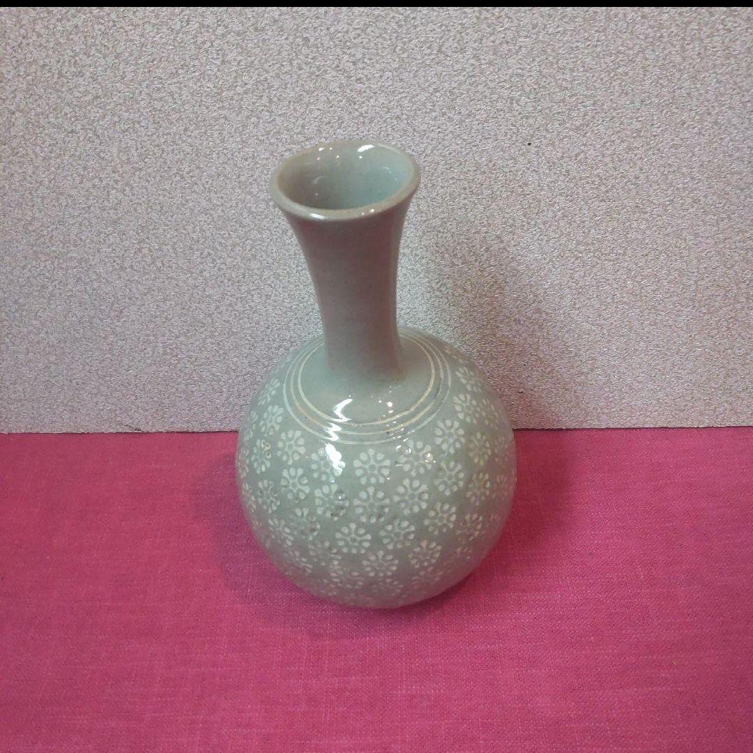 81*Z203陶芸 茶道具 花瓶 花生け 水次