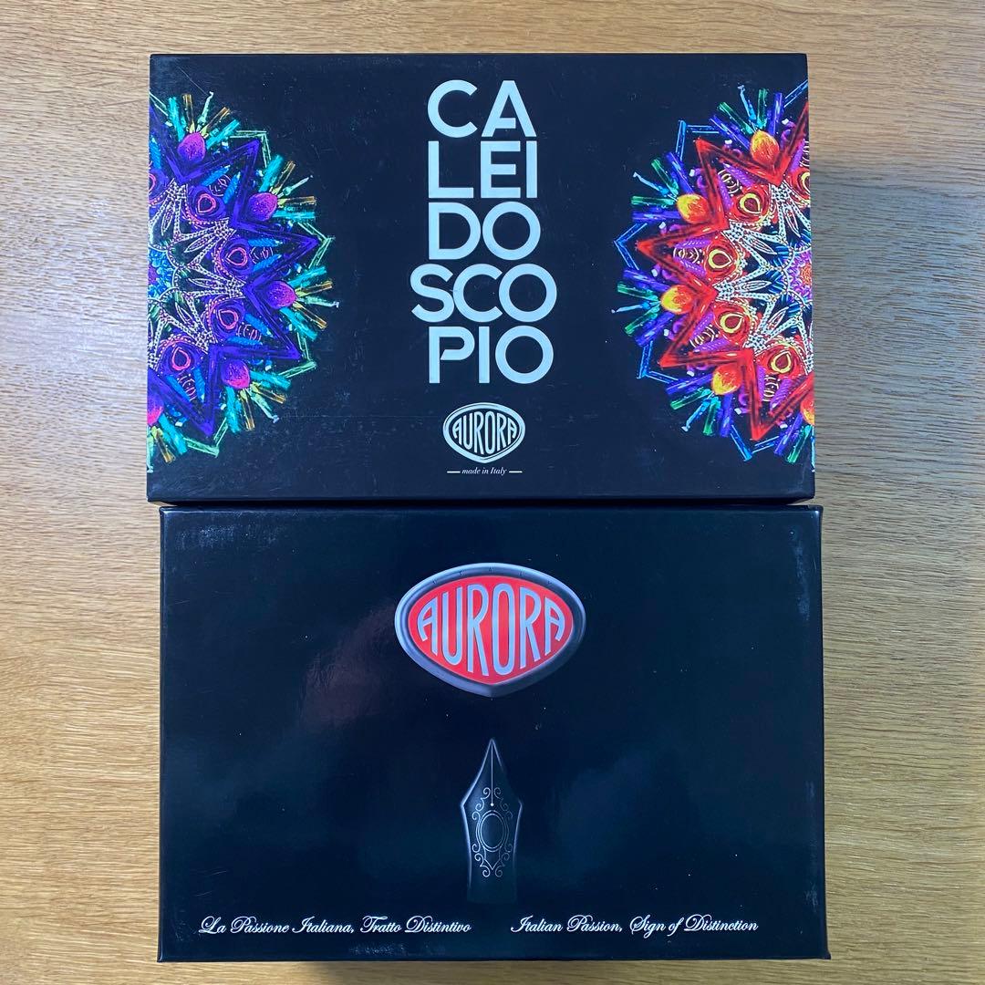 アウロラ 限定万年筆 カレイドスコーピオ ルーチェローザ EF 新品未使用
