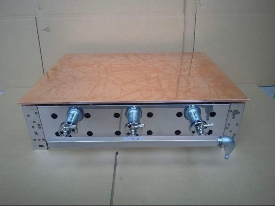 銅製グリルプレート 3バルブ　どら焼き