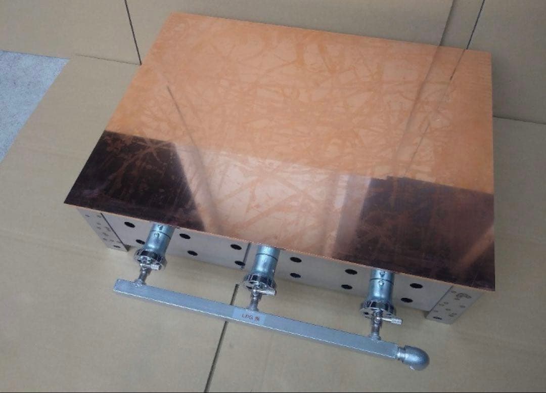 銅製グリルプレート 3バルブ　どら焼き