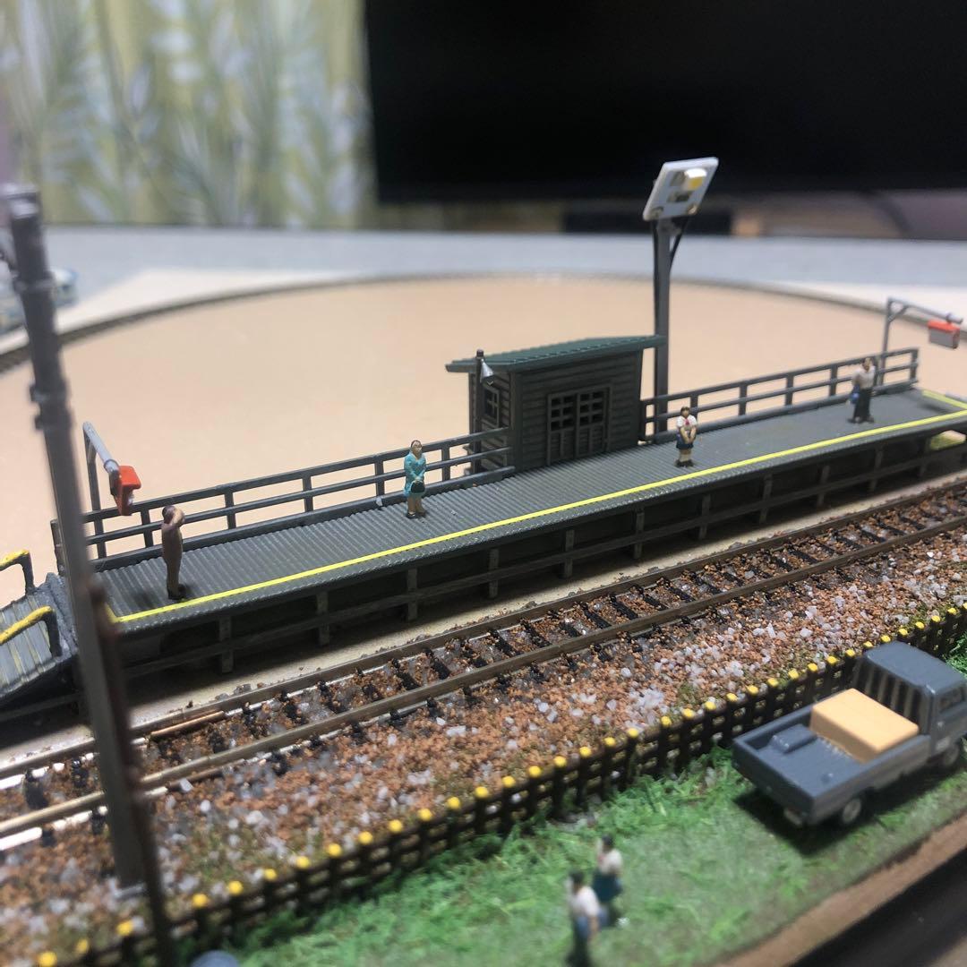 Nゲージ ローカル駅ジオラマ