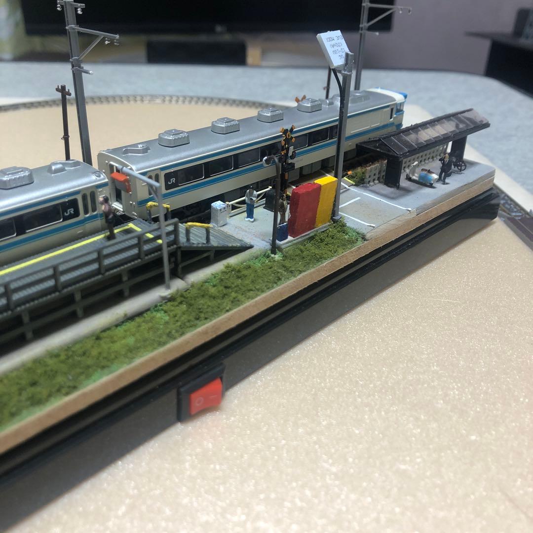 Nゲージ ローカル駅ジオラマ