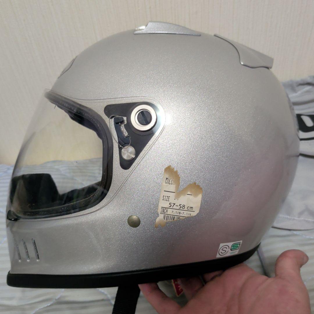 G*n様 SHOEI フルフェイスヘルメット シルバー 57-58 cm