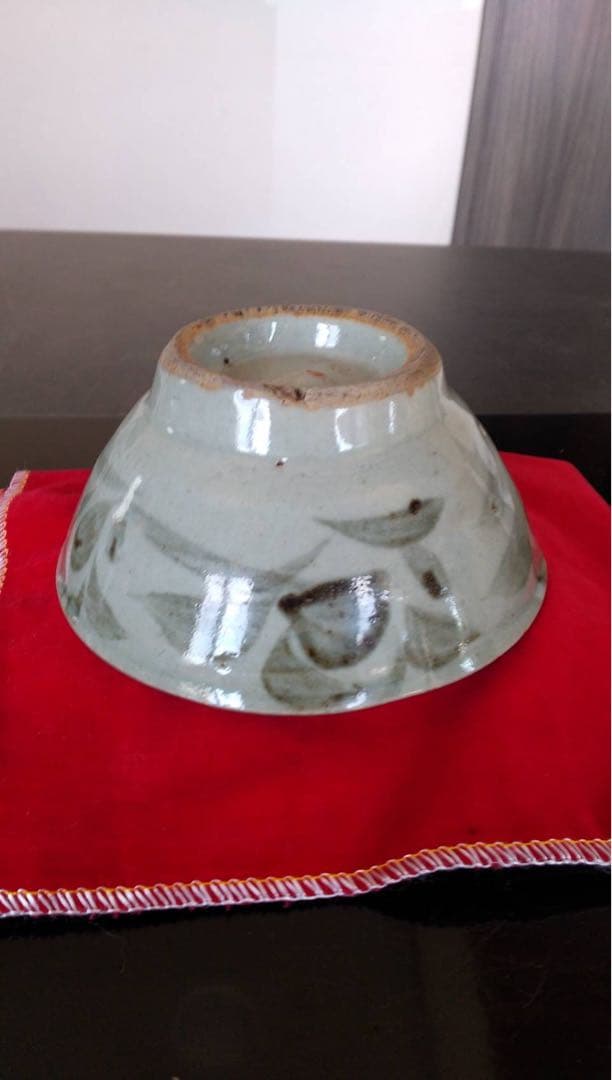 安南茶碗　古陶磁　くらわんか　青花　太白焼　中国美術　呉須