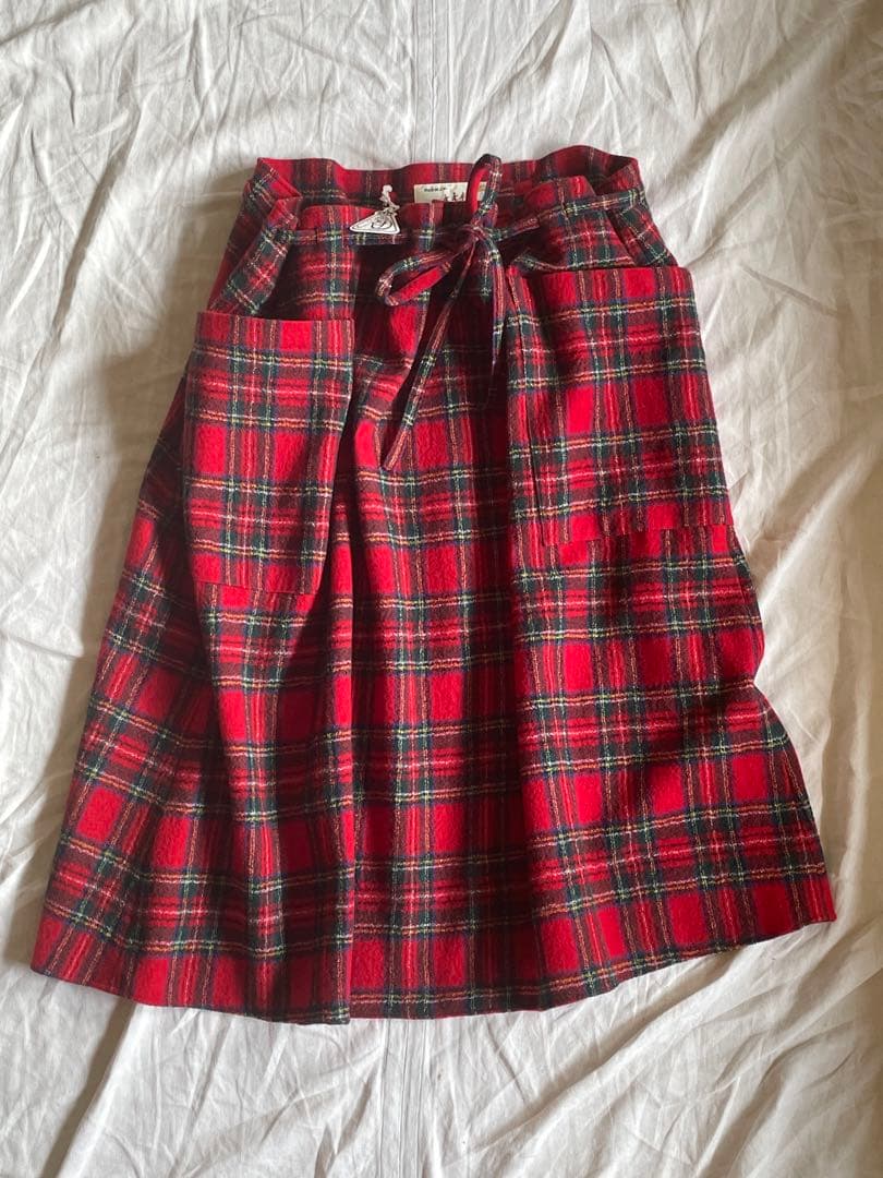 新品　R&D.M.Co- チェック　スカート　オールドマンズテーラー