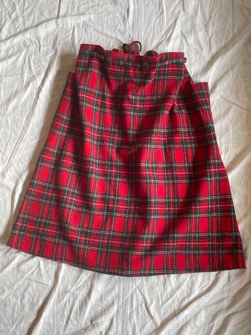 新品　R&D.M.Co- チェック　スカート　オールドマンズテーラー