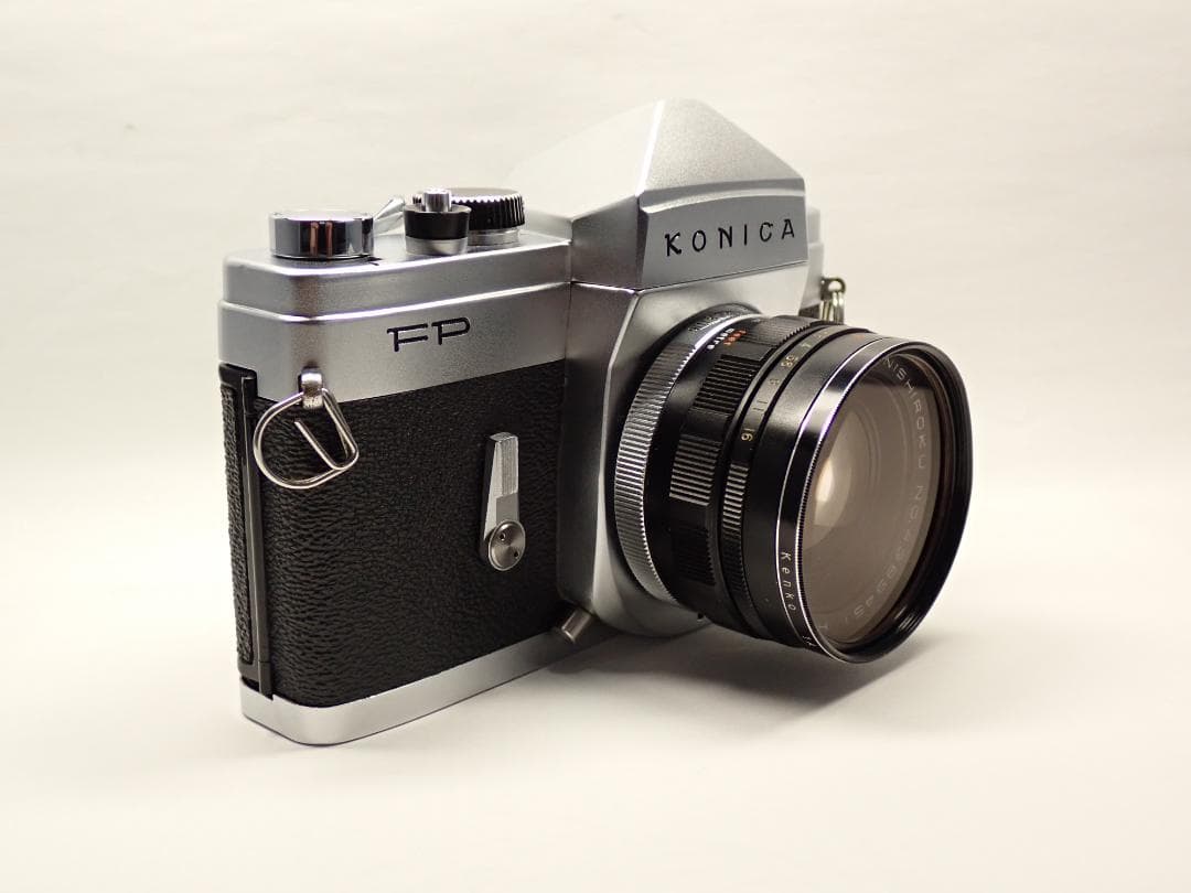 美品動作個体 KONICA FP HEXANON 52mm f1.8標準レンズ付