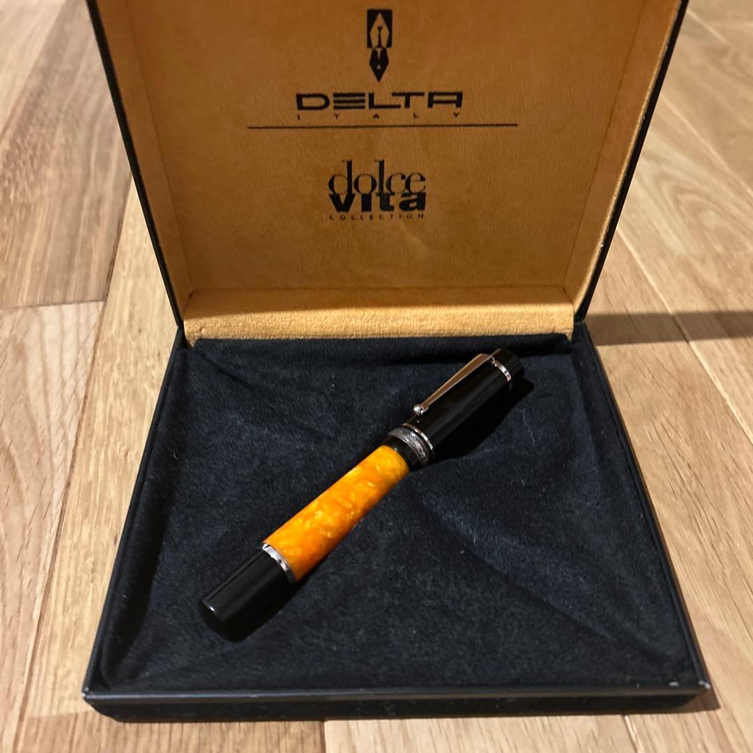 DELTA ドルチェビータ ミディアム14K ロジウム仕上げ 箱付き イタリア製