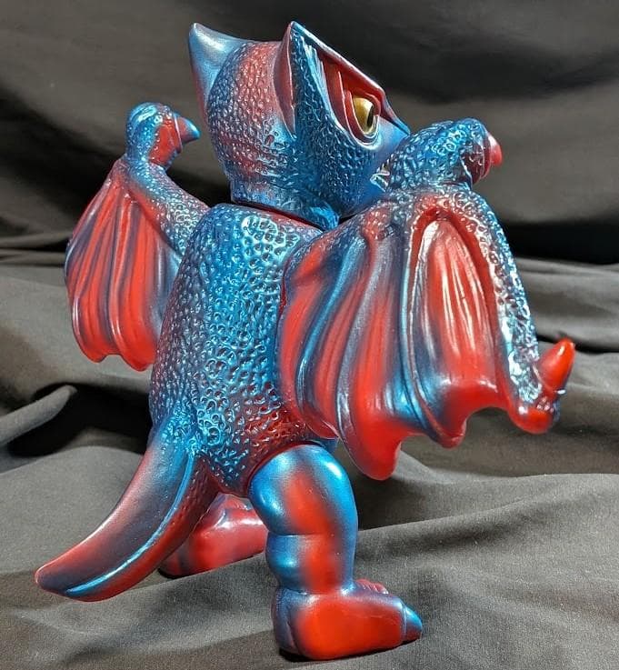 ギャオス（マルサン）電撃怪獣大作戦ソフビフィギュア