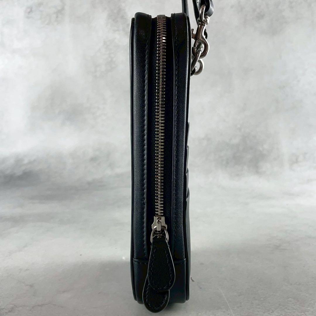 【ほぼ新品】付属品付き バレンシアガ キャッシュ ジップ フォンホルダー 肩掛け