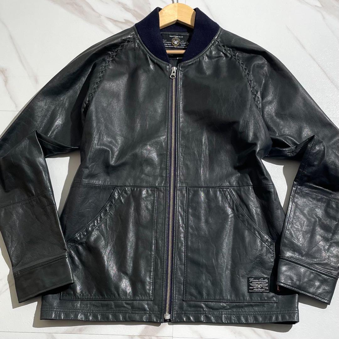 美品✨ NEIGHBORHOOD ゴートレザー シングルライダースジャケット M