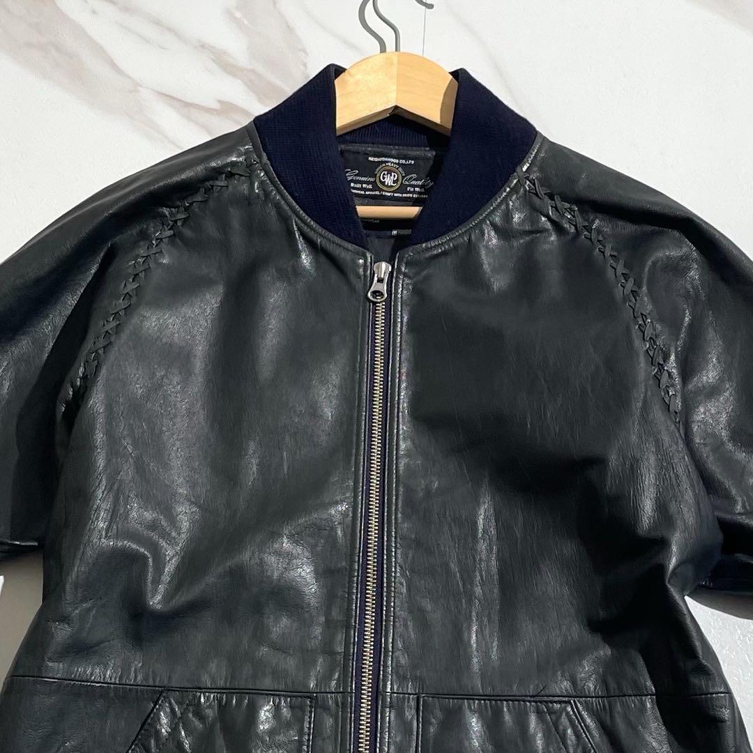 美品✨ NEIGHBORHOOD ゴートレザー シングルライダースジャケット M