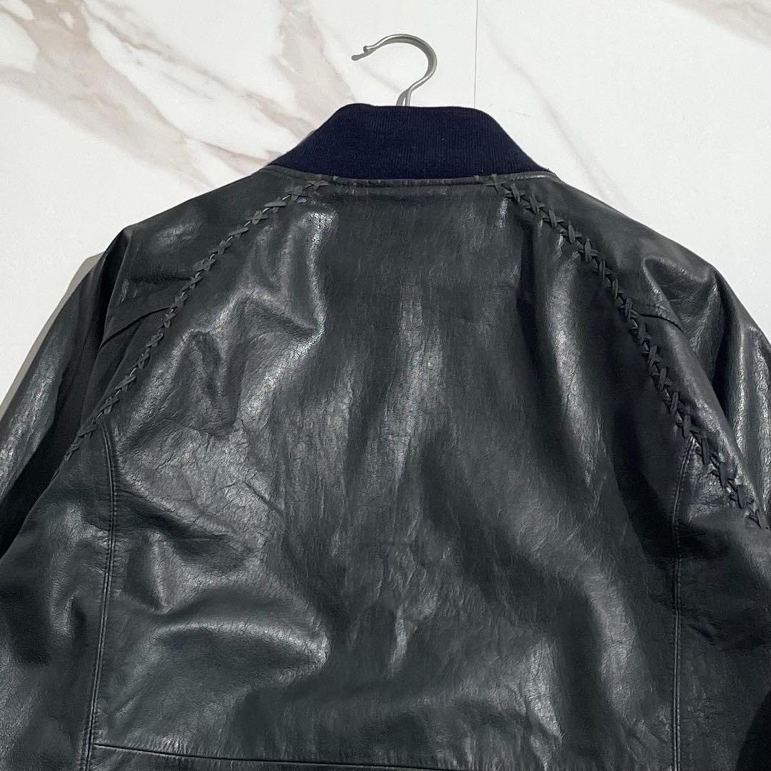 美品✨ NEIGHBORHOOD ゴートレザー シングルライダースジャケット M