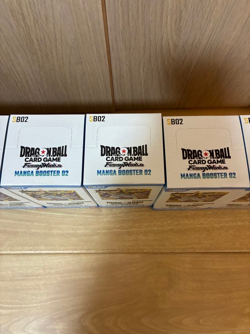 【新品未開封】ドラゴンボールカードmanga booster02 6box