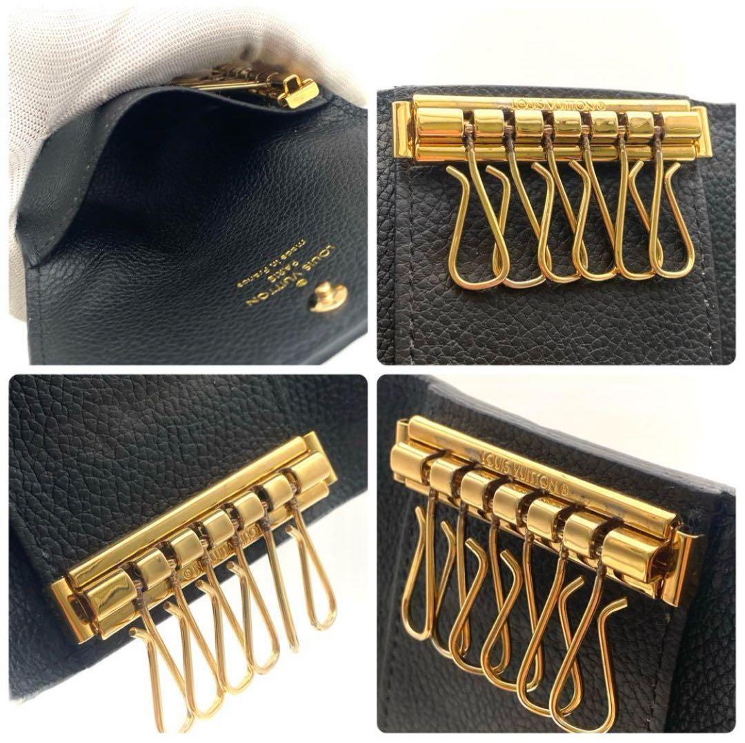 ルイヴィトン アンプラント ミュルティクレ6 ブラック キーケース RFID搭載