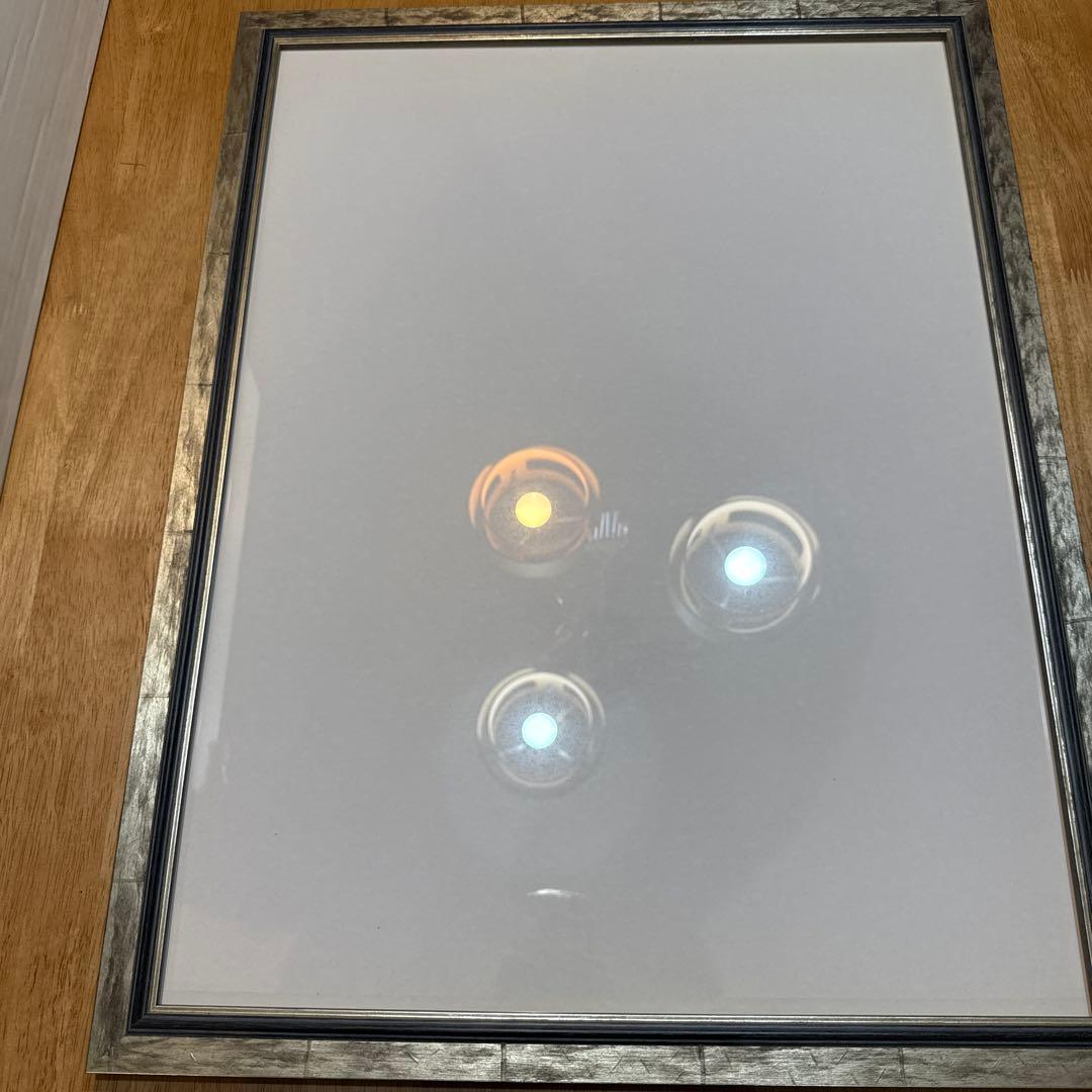 エリー すり銀 シルバー モダンデザイン 額縁660mm×509mm