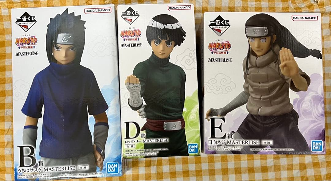 1番くじナルト　フィギュア5点セット
