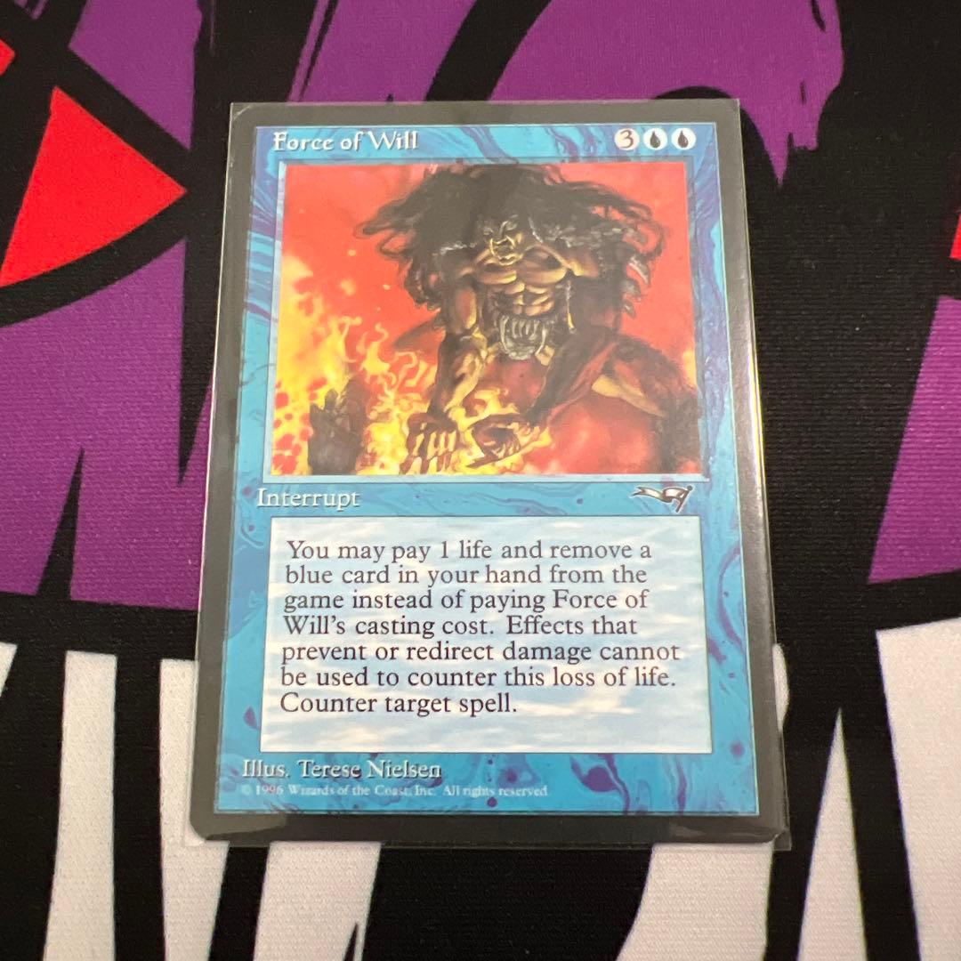 【MTG】意志の力 Force of Will AL アライアンス　英