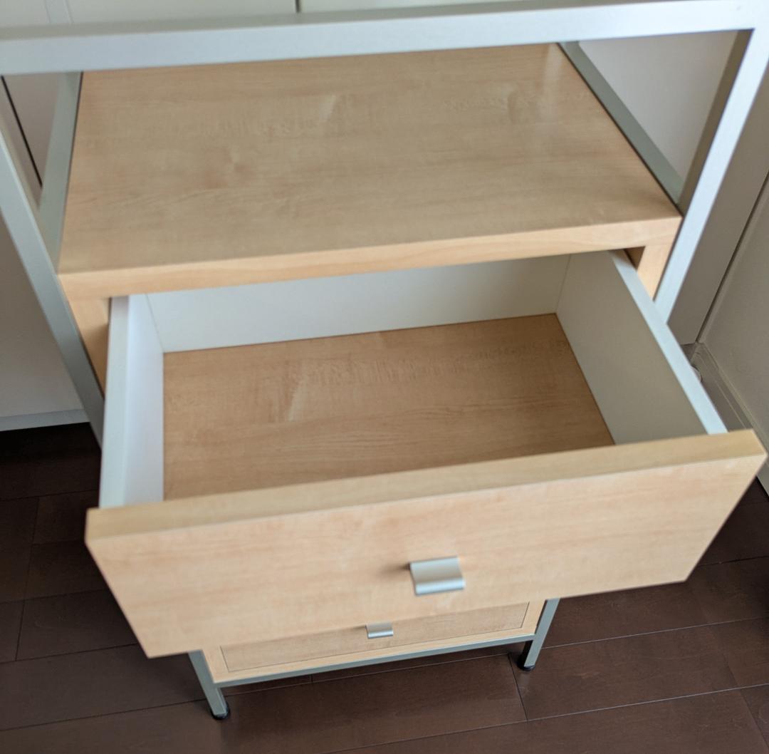 FAX台/ 電話台/ 小型キャビネット/引き出しあり