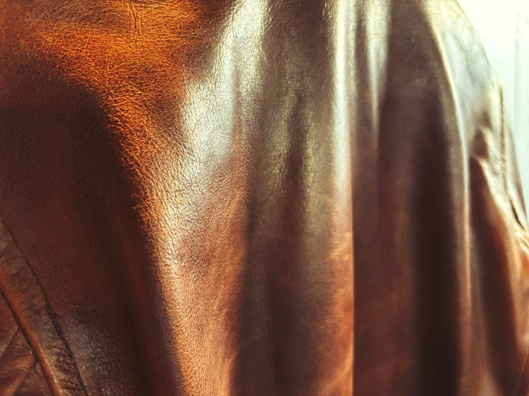 ビーマッコイ ステアハイド シングルライダースジャケットサイズ36 ブラウン