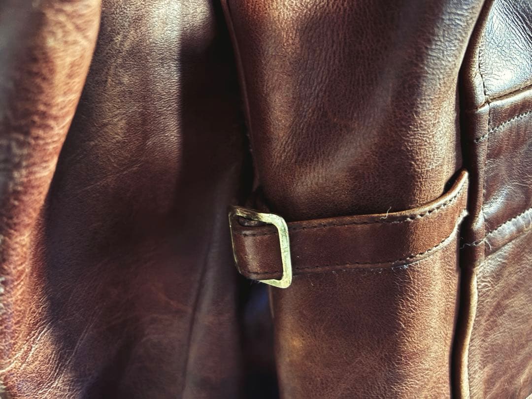 ビーマッコイ ステアハイド シングルライダースジャケットサイズ36 ブラウン