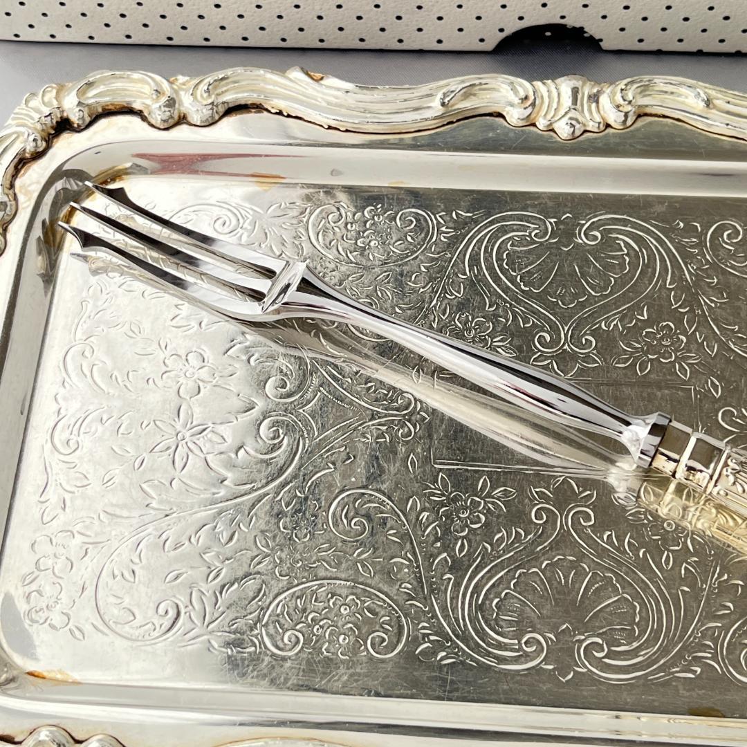 【Harrison Brothers】【純銀ハンドル】キングス　ピクルスフォーク