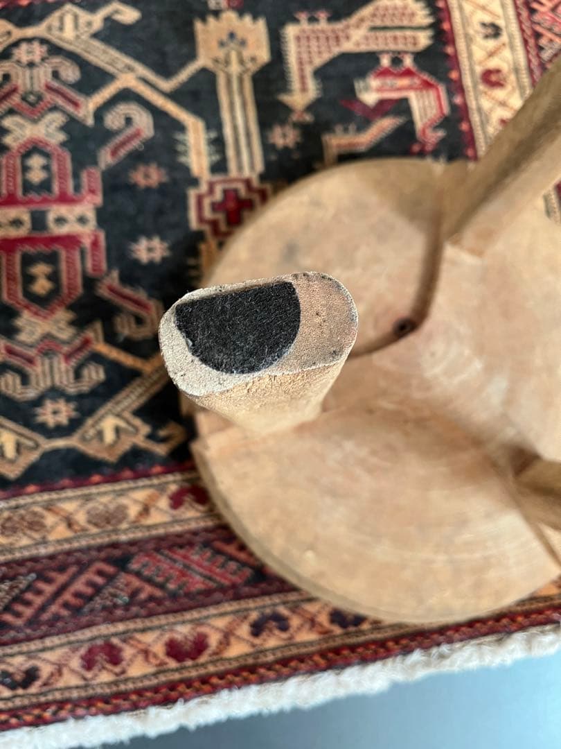 タンザニア　ドドマ族　ヴィンテージスツール　アフリカ椅子　民藝古道具アンティーク