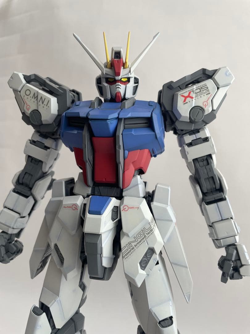 PG 1/60 ストライクガンダム　スカイグラスパー 塗装済完成品
