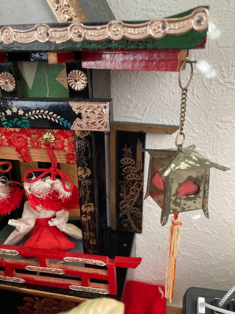 御殿雛　屋敷つき雛人形 アンティーク雛