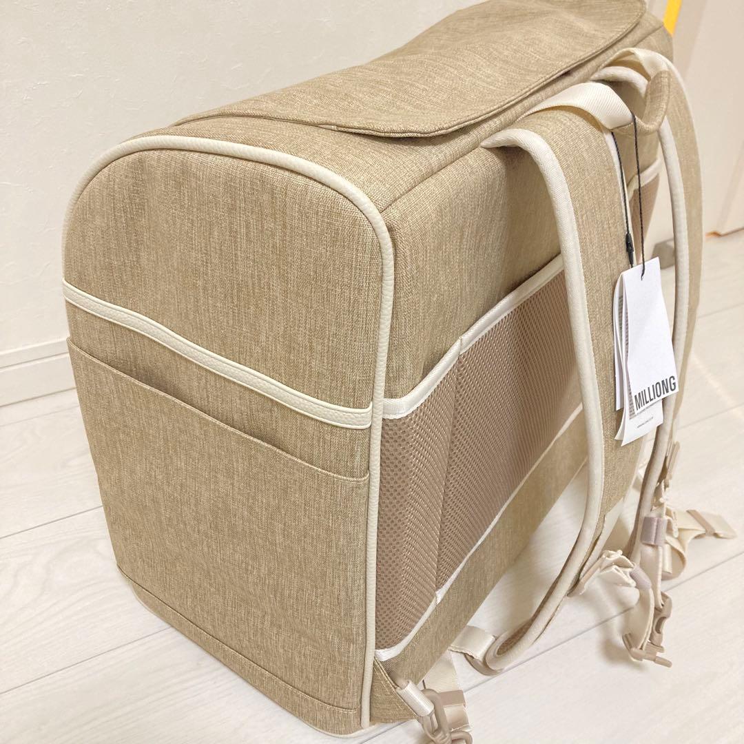 MILLIONG◆バックハグ バッグパック ラージ ◆サンド