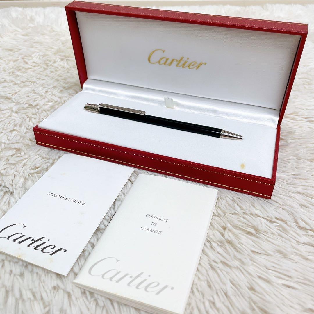 Cartier サントス ドゥ カルティエ ブラック ボールペン