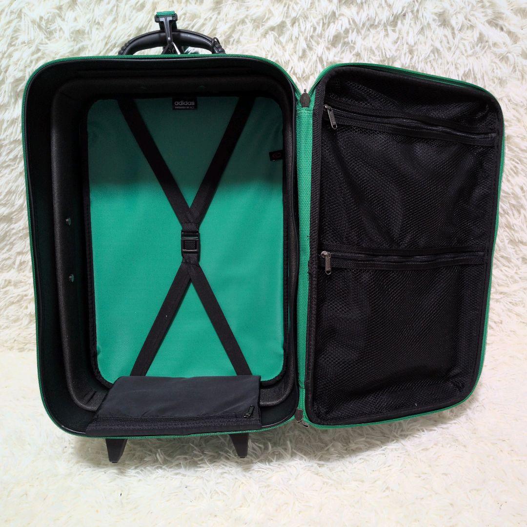 adidas キャリーケース グリーン 緑 スーツケース トランク アディダス