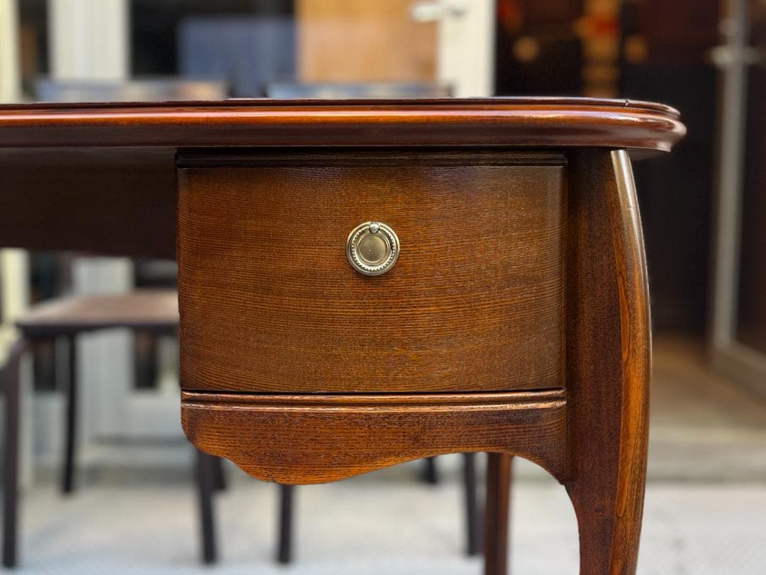 現行モデル☆松永工房／カンティーニュ／デスク／パソコンデスク／オーク材／ナラ材