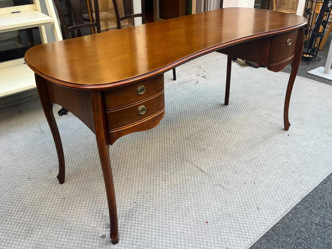 現行モデル☆松永工房／カンティーニュ／デスク／パソコンデスク／オーク材／ナラ材