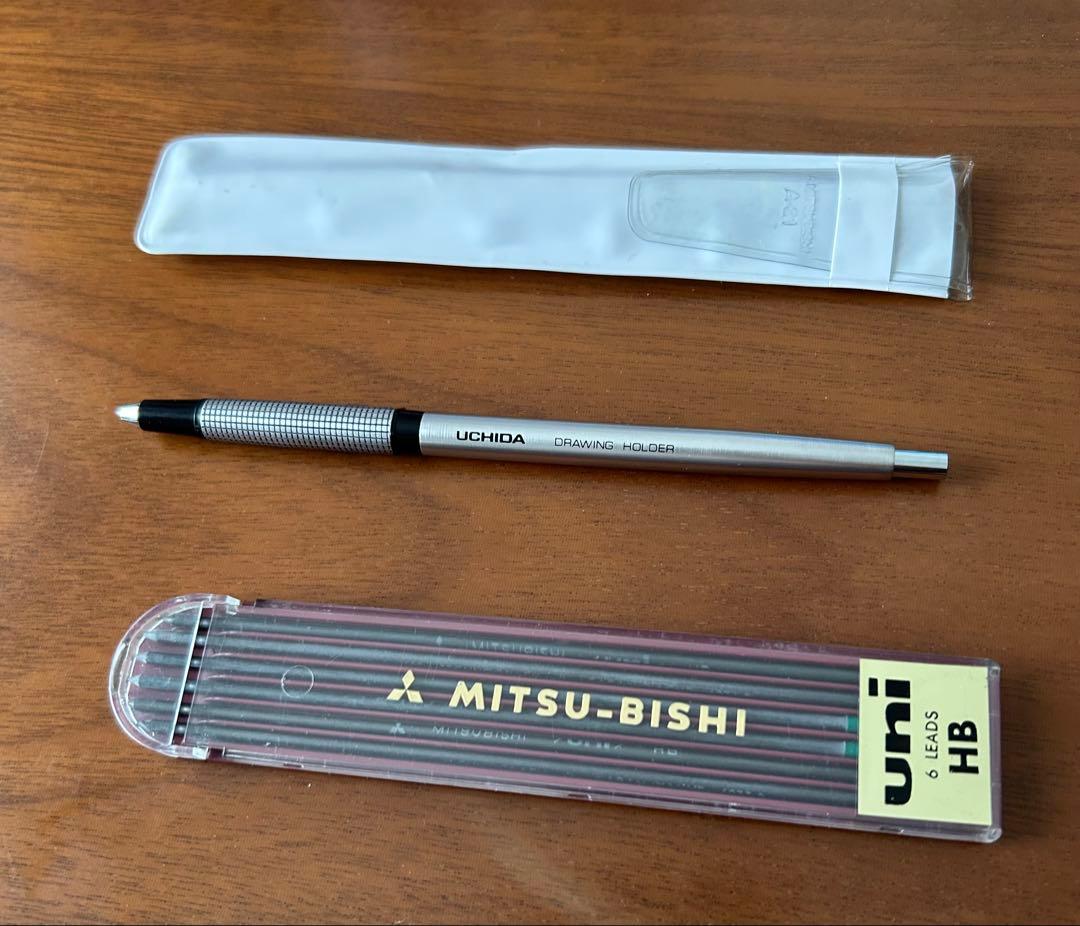 UCHIDA ドローイングホルダー & UNI HB鉛筆