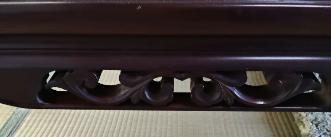 紫檀　座卓　 130×85×34 cm