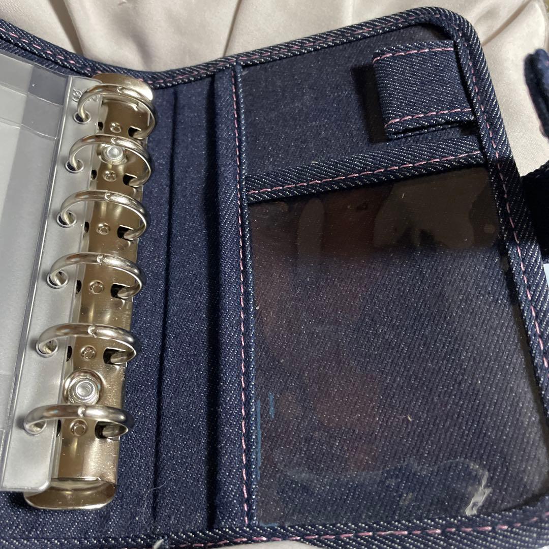 メリング　デニム　イチゴ　バインダー　MERING シール帳