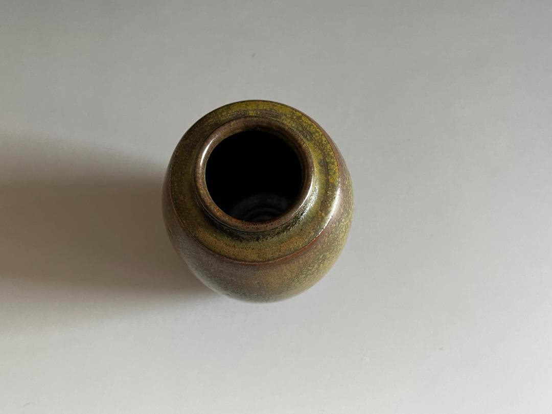 市野信水造　丹波焼　茶入　茶道具